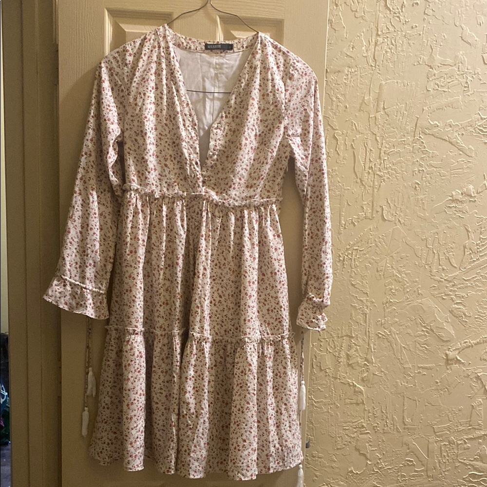 Floral Long Sleeve Dress